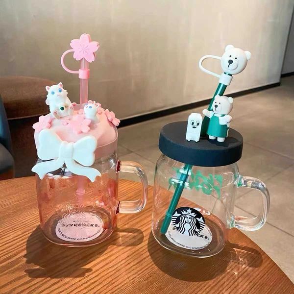 starbucks cherry blossom season pink cute cat bow mason glass straw cup lovely girl water cup
starbucks cherry blossom season pink cute cat bow mason glass straw cup lovely girl water cup