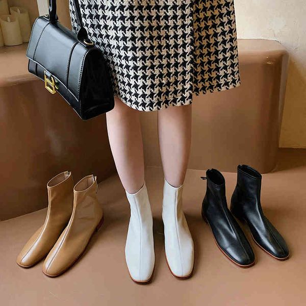 boots comfortable short boots women's autumn single thick heel low thin cow leather ins net red children's bare z1sc, Black
boots comfortable short boots women's autumn single thick heel low thin cow leather ins net red children's bare z1sc, Black