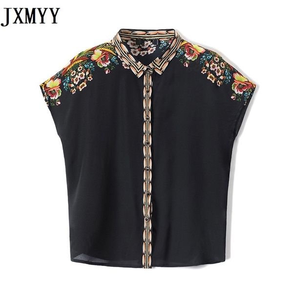 fashion plus size women's short-sleeved silk shirt female summer style mulberry silk loose retro printed shirt jxmyy 210412, White
fashion plus size women's short-sleeved silk shirt female summer style mulberry silk loose retro printed shirt jxmyy 210412, White