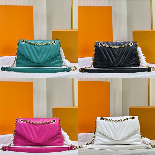new wave bag designer shoulder bag women smooth cowhide leather chain bags quilting cover totes lady purse with box
new wave bag designer shoulder bag women smooth cowhide leather chain bags quilting cover totes lady purse with box