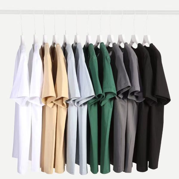 designer tide t shirts solid color short sleeve high street loose oversize casual t-shirt 100% pure cotton for men and women 22, White;black
designer tide t shirts solid color short sleeve high street loose oversize casual t-shirt 100% pure cotton for men and women 22, White;black