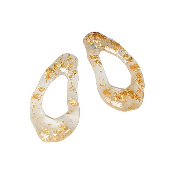 european and american wind resin gold foil irregular exaggerated stud female fashion earrings trend of the joker in foreign trade act the ro, Golden;silver
european and american wind resin gold foil irregular exaggerated stud female fashion earrings trend of the joker in foreign trade act the ro, Golden;silver