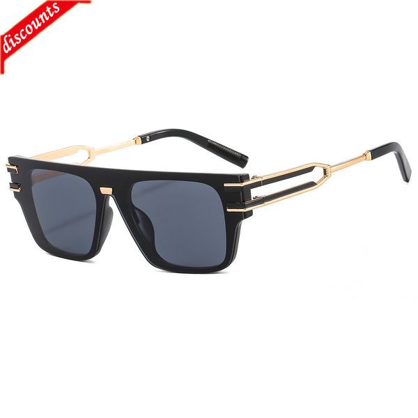 men's women's fashion trend brand sunglasses wholesale new conjoined square modern concave shape, White;black
men's women's fashion trend brand sunglasses wholesale new conjoined square modern concave shape, White;black