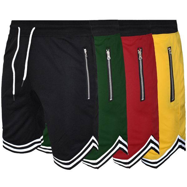 men's shorts summer fashion fitness sports mesh breathable zipper 5 points pants hit color stripe light board beach pants trend leisure, White;black
men's shorts summer fashion fitness sports mesh breathable zipper 5 points pants hit color stripe light board beach pants trend leisure, White;black