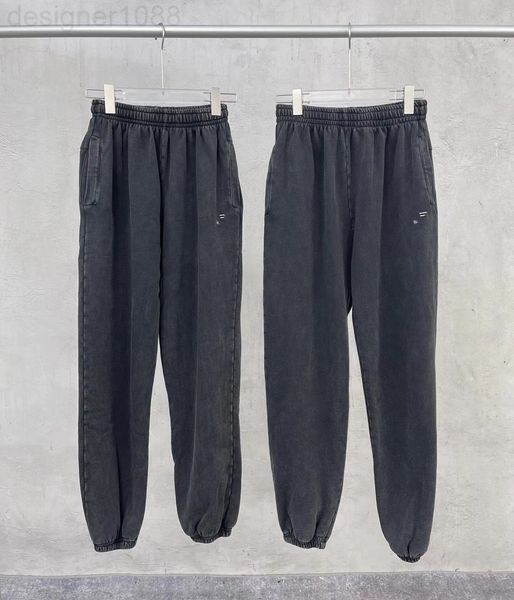 men's pants designer early spring new paris double hook letter embroidery washed old guard pants couple sports leisure loose binding fe, Black
men's pants designer early spring new paris double hook letter embroidery washed old guard pants couple sports leisure loose binding fe, Black