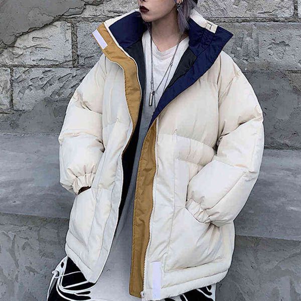winter 20 oversize jacket female coat patchwork windbreaker women padded zipper outwear parka thick streetwear overcoat warm 211118, Black
winter 20 oversize jacket female coat patchwork windbreaker women padded zipper outwear parka thick streetwear overcoat warm 211118, Black