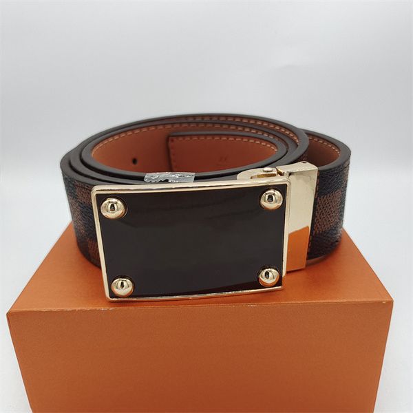 

belts designer men fashion classic womens mens casual letter smooth buckle belt width 3.6cm with box, Black;brown