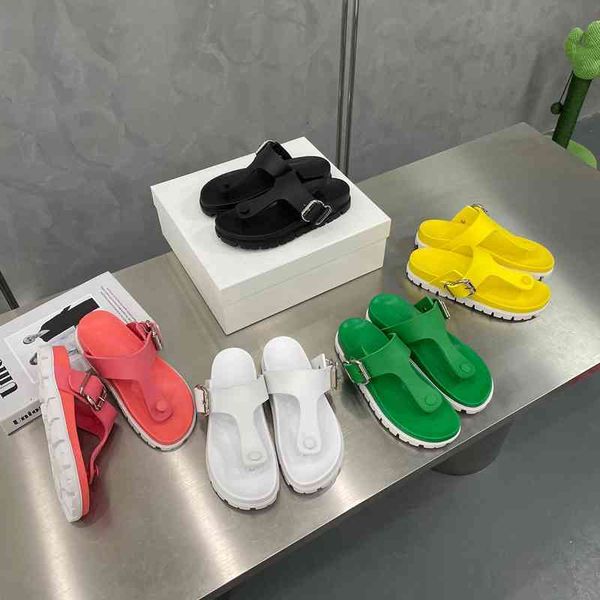 slippers gaoding summer thick bottom candy color matching flip flops women's plastic buckle beach resort, Black
slippers gaoding summer thick bottom candy color matching flip flops women's plastic buckle beach resort, Black
