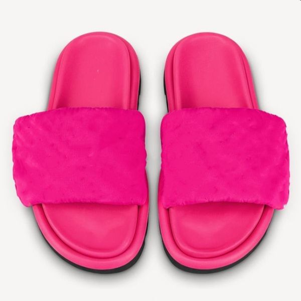 women nylon slipper pool pillow comfort mule flat slide letter flower embossed rubber outsole slides designer soft strap slippers, Black
women nylon slipper pool pillow comfort mule flat slide letter flower embossed rubber outsole slides designer soft strap slippers, Black