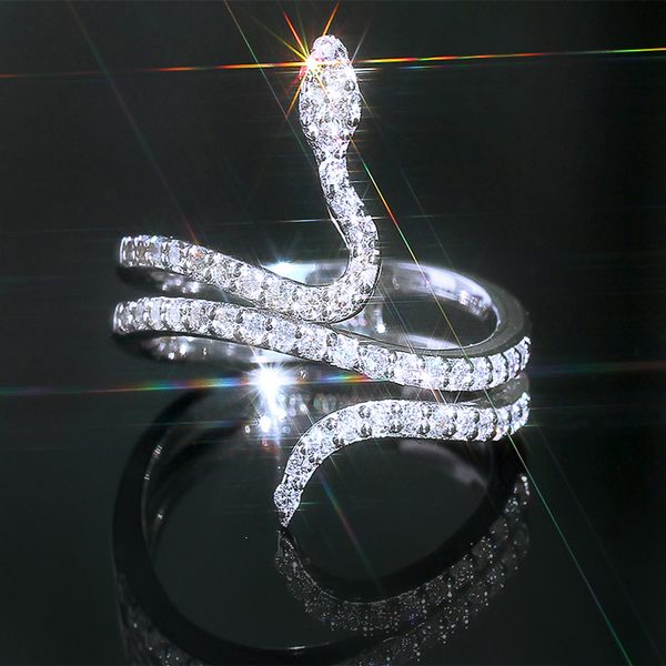 fashion trends animal snake women ring silver color bling bling cz stone exquisite stackable snake-shape rings trendy new, Golden;silver
fashion trends animal snake women ring silver color bling bling cz stone exquisite stackable snake-shape rings trendy new, Golden;silver