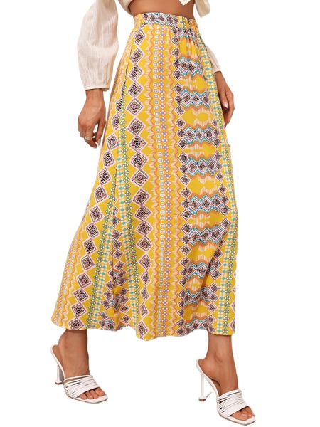 geo print a-line skirt m9hn#, Black
geo print a-line skirt m9hn#, Black