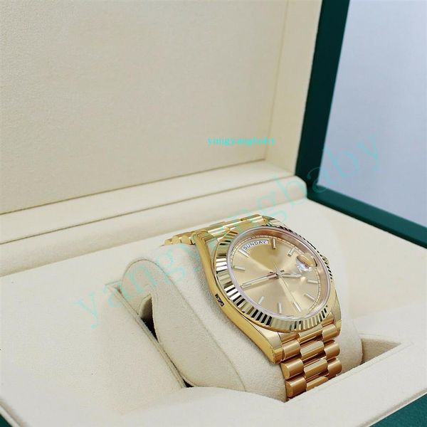 with box papers watch 40mm day-date president 18k yellow gold japan movement automatic mens men's watches226d, Slivery;brown
with box papers watch 40mm day-date president 18k yellow gold japan movement automatic mens men's watches226d, Slivery;brown