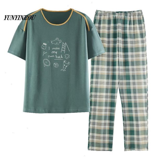 summer two piece sets sleepwear for women short sleeved plaid pj knitted cotton elegant womens pajamas lounge pijama mujer, Black;red
summer two piece sets sleepwear for women short sleeved plaid pj knitted cotton elegant womens pajamas lounge pijama mujer, Black;red