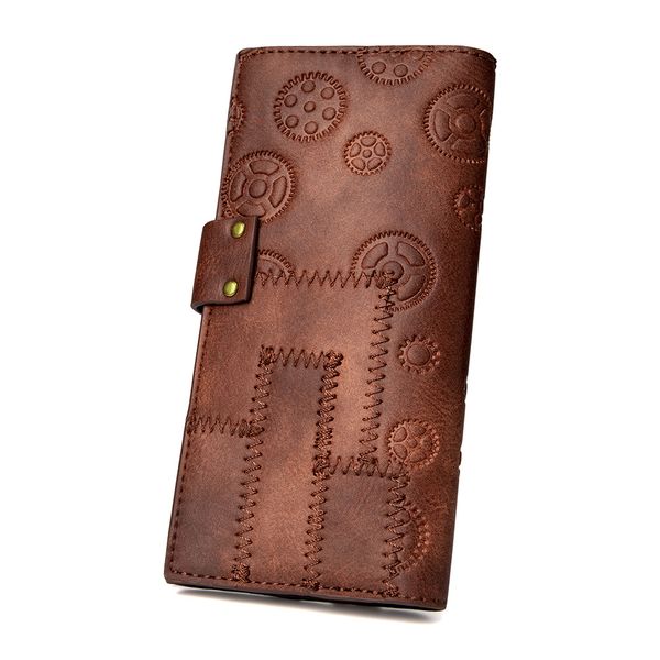 new wholesale european and american punk medieval retro style ladies long coin card bag style wallet hand grab bag, Red;black
new wholesale european and american punk medieval retro style ladies long coin card bag style wallet hand grab bag, Red;black