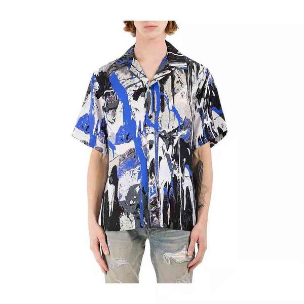 designer t shirts oversized original amirss paint splashing effect graffiti ink expensive childe silk hawaiian short sleeve shirt, White
designer t shirts oversized original amirss paint splashing effect graffiti ink expensive childe silk hawaiian short sleeve shirt, White