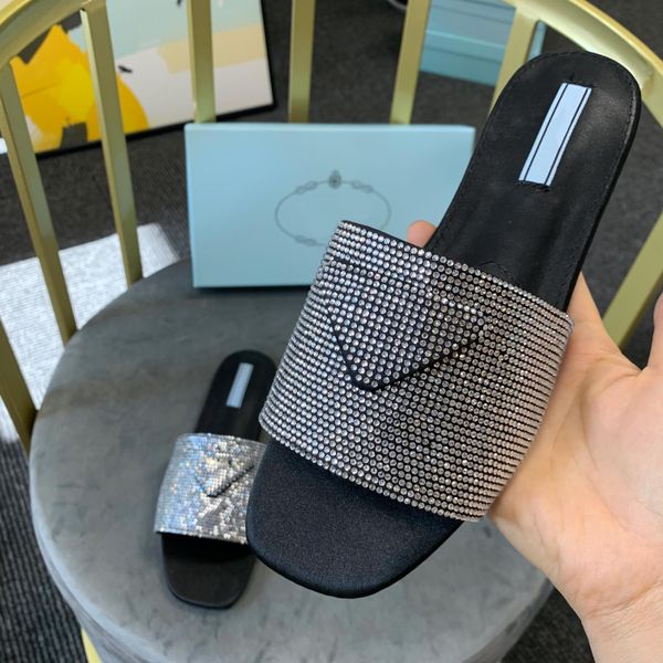 prad shoes new prad style satin sandals with crystals with women muller slippers flat diamond sandal rubber sole casual fashion party woman, Black
prad shoes new prad style satin sandals with crystals with women muller slippers flat diamond sandal rubber sole casual fashion party woman, Black