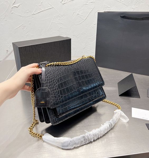 luxury designer sunset bag classic toothpick pattern women shoulder bag chain handbag wallet
luxury designer sunset bag classic toothpick pattern women shoulder bag chain handbag wallet