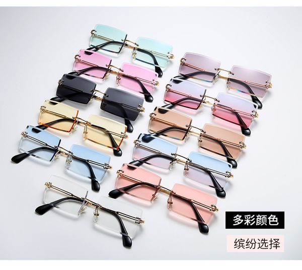 new frameless trimmed square gradient ocean piece sunglasses european and american fashion ins net red street shooting tide ink, White;black
new frameless trimmed square gradient ocean piece sunglasses european and american fashion ins net red street shooting tide ink, White;black