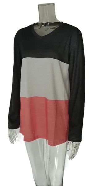 2021 cross-border european and american women's amazon autumn and winter new v-neck long sleeve stitching t-shirt jacket cross-border s, White
2021 cross-border european and american women's amazon autumn and winter new v-neck long sleeve stitching t-shirt jacket cross-border s, White
