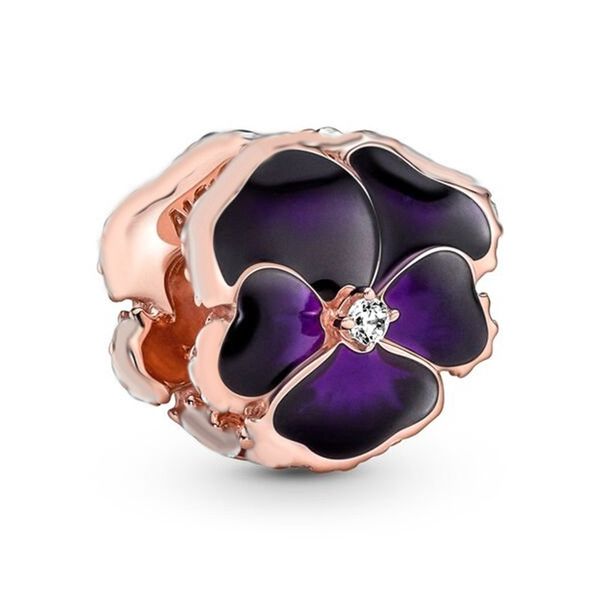 fits pandora bracelets 20pcs rose gold purple enamel viola tricolor silver charm bead fit pandora charms bracelet beads for 925 sterling sil, Black
fits pandora bracelets 20pcs rose gold purple enamel viola tricolor silver charm bead fit pandora charms bracelet beads for 925 sterling sil, Black