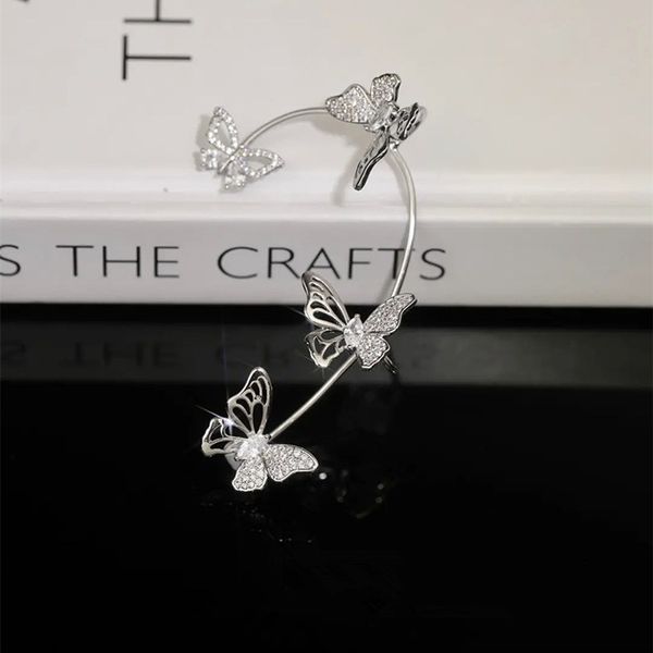 korean diamond butterfly earrings design fashion single ear hanging high sense metal cold style simple eardrop female, Golden
korean diamond butterfly earrings design fashion single ear hanging high sense metal cold style simple eardrop female, Golden