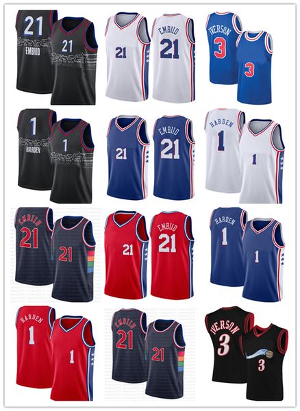 2022 new 1 james harden joel embiid basketball jersey allen iverson julius erving mens shirts vintage jerseys 3 6 21, Black;red
2022 new 1 james harden joel embiid basketball jersey allen iverson julius erving mens shirts vintage jerseys 3 6 21, Black;red