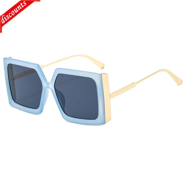 men's women's fashion trend brand sunglasses wholesale new square large frame, White;black
men's women's fashion trend brand sunglasses wholesale new square large frame, White;black