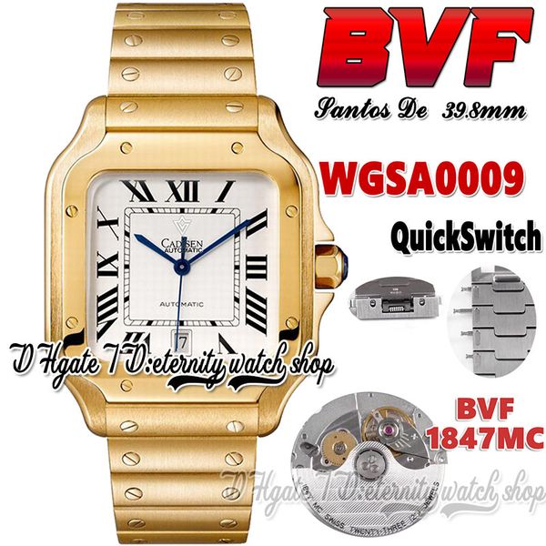 bvf v3 bv0009 japan miyota 9015 modify 1847mc automatic mens watch 39.8mm white dial roman markers quick switch gold stainless steel bracele, Slivery;brown
bvf v3 bv0009 japan miyota 9015 modify 1847mc automatic mens watch 39.8mm white dial roman markers quick switch gold stainless steel bracele, Slivery;brown