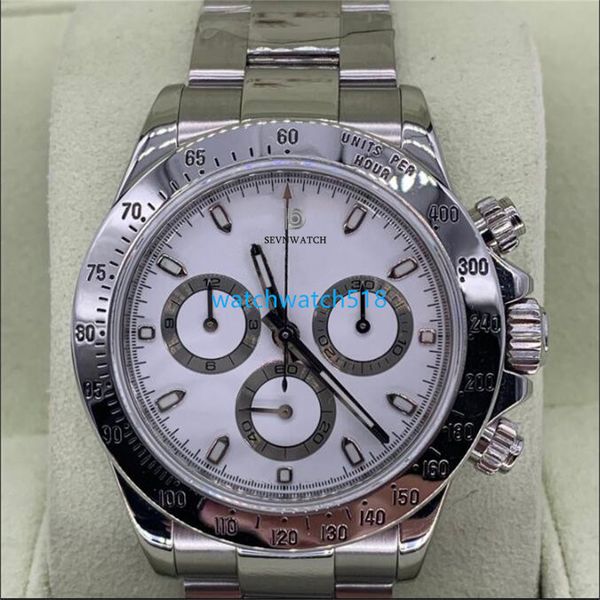 original box montre de luxe mechanical 116520 40mm white dial sapphire mirror silver stainless steel bracelet luxury mens watches waterproof, Slivery;brown
original box montre de luxe mechanical 116520 40mm white dial sapphire mirror silver stainless steel bracelet luxury mens watches waterproof, Slivery;brown