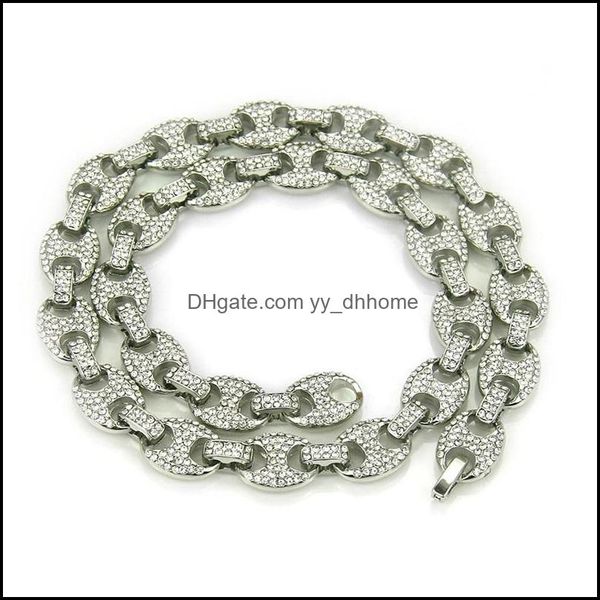 chains necklaces pendants jewelry hip hop 12mm gold sier color plated iced out puff marine ancr chain link bling necklace for men 291 j2 d, Silver
chains necklaces pendants jewelry hip hop 12mm gold sier color plated iced out puff marine ancr chain link bling necklace for men 291 j2 d, Silver