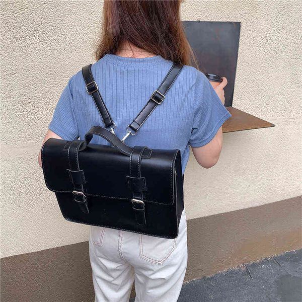 evening bags korean preppy style student school bag pu leather female messenger s vintage multifunctional women shoulder ladies totes 220712
evening bags korean preppy style student school bag pu leather female messenger s vintage multifunctional women shoulder ladies totes 220712