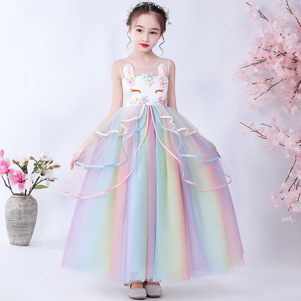 childrens dress princess dress girls performance wear one year old celebration dress flower girl holiday clothes, White;blue
childrens dress princess dress girls performance wear one year old celebration dress flower girl holiday clothes, White;blue