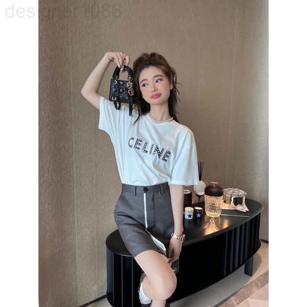 women's t-shirt designer ce22ss spring and summer new small version short sleeve t-shirt simple not series casual comfortable easy to w, White
women's t-shirt designer ce22ss spring and summer new small version short sleeve t-shirt simple not series casual comfortable easy to w, White