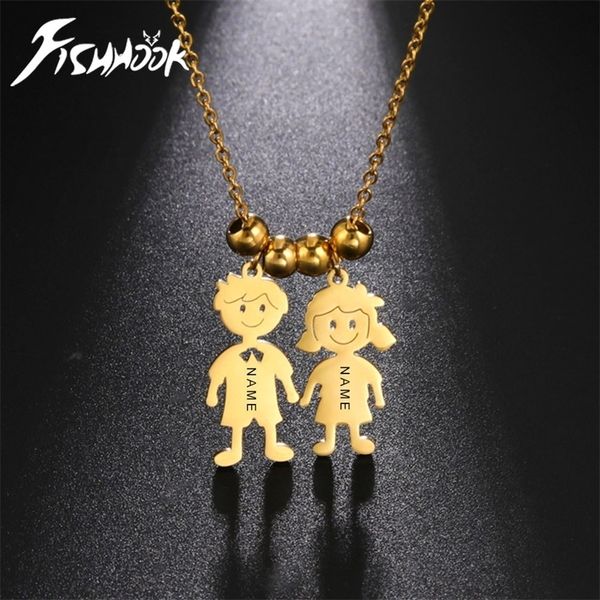 fishhook personalized necklace child kid custom chain customized product engrave name stainless steel gift for women man jewelry 220718, Silver
fishhook personalized necklace child kid custom chain customized product engrave name stainless steel gift for women man jewelry 220718, Silver