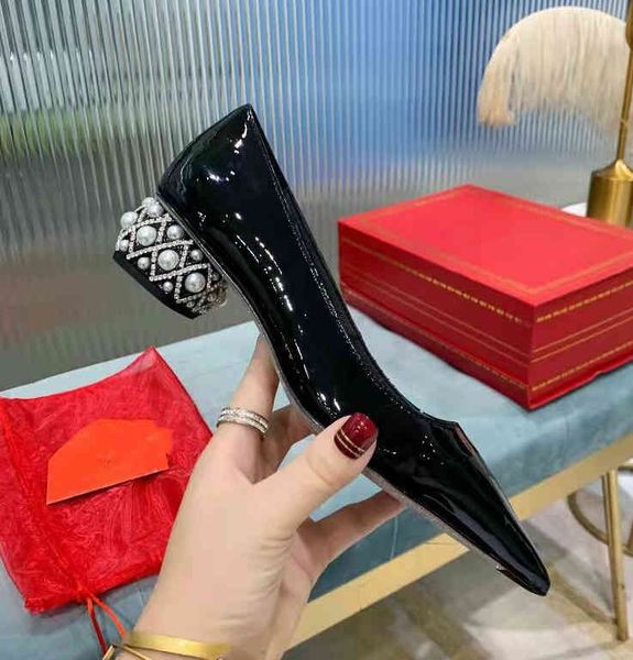 rhinestone pearl thick heel sandals 2022 spring and summer shallow mouth pointed high heels banquet temperament single shoe net red, Black
rhinestone pearl thick heel sandals 2022 spring and summer shallow mouth pointed high heels banquet temperament single shoe net red, Black