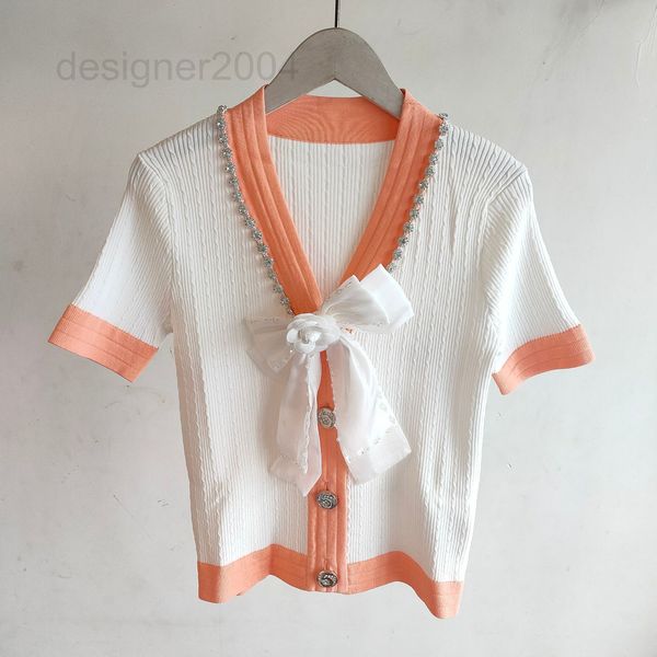 women's sweaters designer college style 2022 summer women's new thin ice silk v-neck bow short sleeve slim knit cardigan zpo1, White;black
women's sweaters designer college style 2022 summer women's new thin ice silk v-neck bow short sleeve slim knit cardigan zpo1, White;black