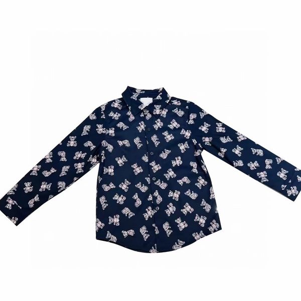 boys shirt baby clothe designer letter buckle printed bear long sleeve cotton black 100-160, White;black
boys shirt baby clothe designer letter buckle printed bear long sleeve cotton black 100-160, White;black