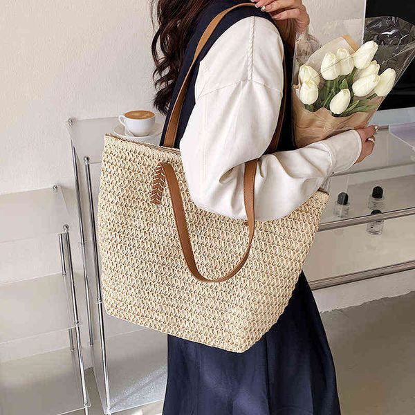 evening bag ins handcraft woven shoulder bags women 2022 summer large capacity straw tote for beach vlog designer handbag female 0623
evening bag ins handcraft woven shoulder bags women 2022 summer large capacity straw tote for beach vlog designer handbag female 0623