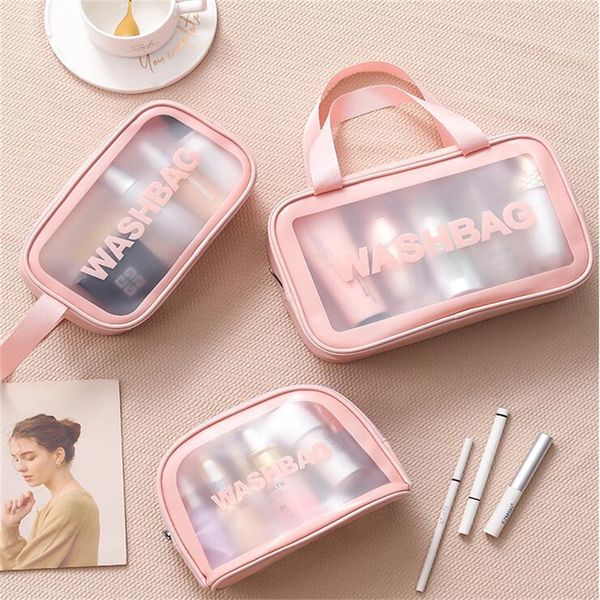 toiletry bag waterproof makeup cosmetic bags travel organizer large capacity pvc wash storage pouch beauty case, Blue;pink
toiletry bag waterproof makeup cosmetic bags travel organizer large capacity pvc wash storage pouch beauty case, Blue;pink
