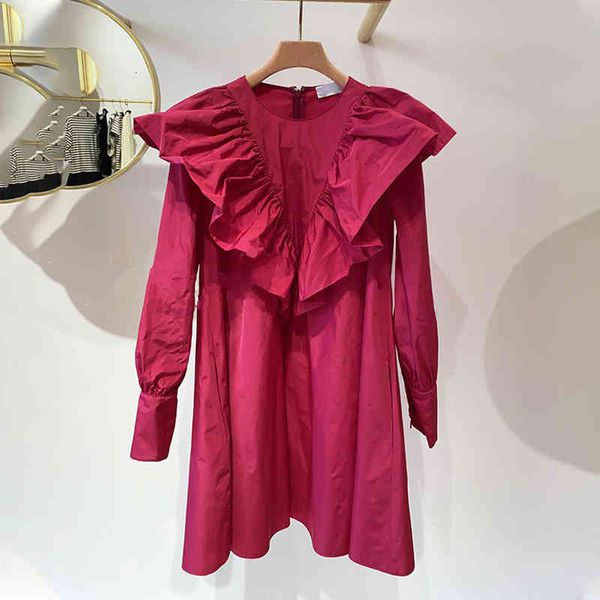 casual dresses french minority spring and summer sweet long sleeve dress ruffle age reducing design sense short skirt women's trend, Black;gray
casual dresses french minority spring and summer sweet long sleeve dress ruffle age reducing design sense short skirt women's trend, Black;gray
