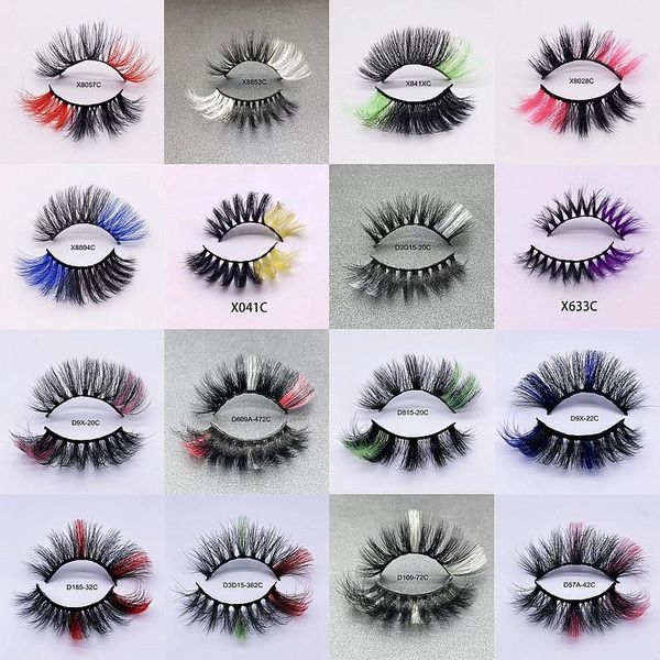 false eyelashes mix color 15mm 20mm mink lashes ombre colorful bulk dramatic fluffy party colored for cosplay
false eyelashes mix color 15mm 20mm mink lashes ombre colorful bulk dramatic fluffy party colored for cosplay