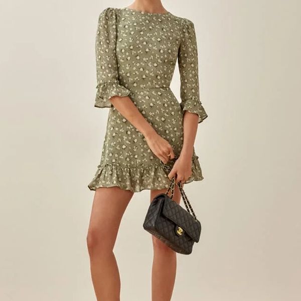 xnwmnz women vintage green floral print ruffles mini dress france chiffon vestido fashion half flare sleeve summer dresses 210513, Black;gray
xnwmnz women vintage green floral print ruffles mini dress france chiffon vestido fashion half flare sleeve summer dresses 210513, Black;gray