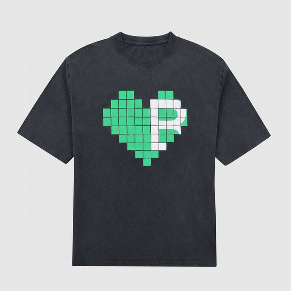 2022 spring summer france paris electronic love heart vintage tee fashion men women short sleeve t shirt casual streetwear cotton tshirt, Black;brown
2022 spring summer france paris electronic love heart vintage tee fashion men women short sleeve t shirt casual streetwear cotton tshirt, Black;brown