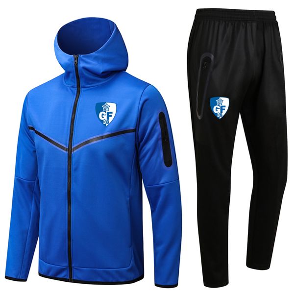 2022 2023 grenoble foot soccer hoodie running sets sweatshirt tracksuit sets winter mens sports hooded training sportswear suit football jac, Black;blue 
2022 2023 grenoble foot soccer hoodie running sets sweatshirt tracksuit sets winter mens sports hooded training sportswear suit football jac, Black;blue