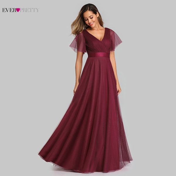 elegant bridesmaid dresses long ever pretty aline vneck short sleeve tulle long dress for wedding party for woman y200109, White;black
elegant bridesmaid dresses long ever pretty aline vneck short sleeve tulle long dress for wedding party for woman y200109, White;black