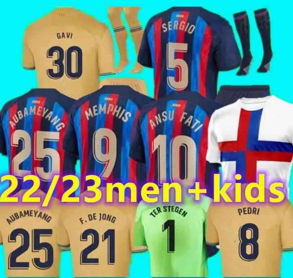 camisetas de football memphis kessie pedri barcelona soccer jersey adama ferran 21 22 23 ansu fati 2022 2023 f. de jong dest kit shirt men k, Black;yellow
camisetas de football memphis kessie pedri barcelona soccer jersey adama ferran 21 22 23 ansu fati 2022 2023 f. de jong dest kit shirt men k, Black;yellow