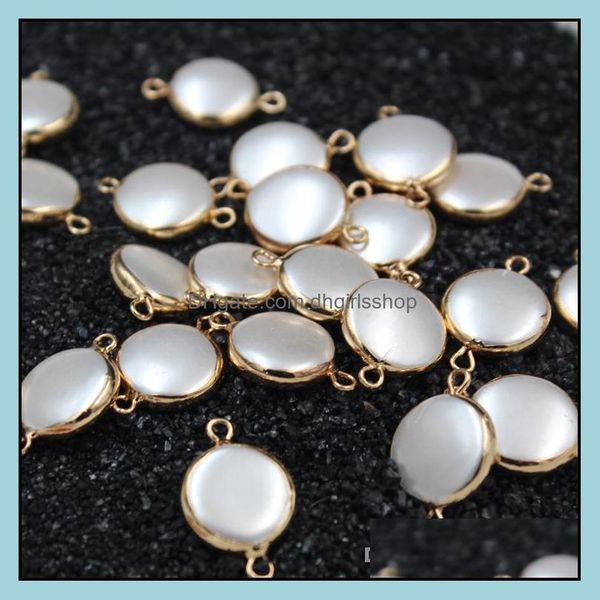 connectors jewelry findings components 10pcs/lot double cliver natural mop shell pearl button shape rim beads diy acce dhynr, Silver
connectors jewelry findings components 10pcs/lot double cliver natural mop shell pearl button shape rim beads diy acce dhynr, Silver