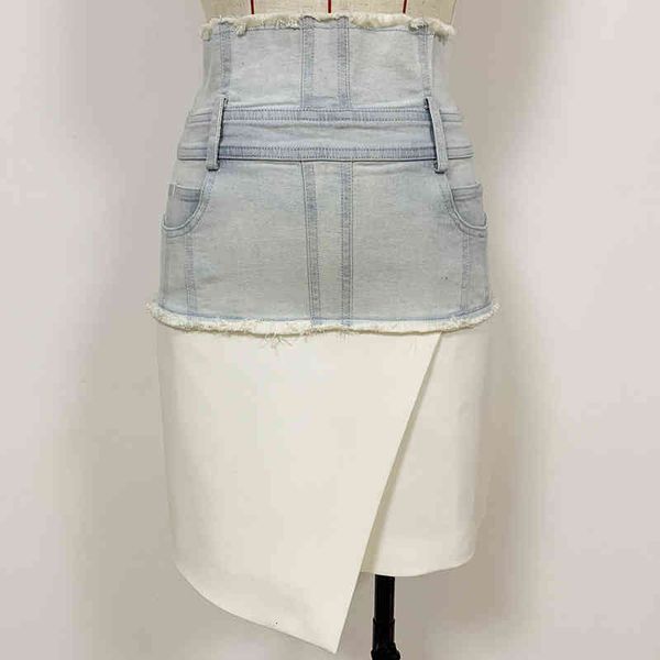 skirts 2022 style short skirt personalized irregular denim splicing hip wrap skirt m013, Black
skirts 2022 style short skirt personalized irregular denim splicing hip wrap skirt m013, Black