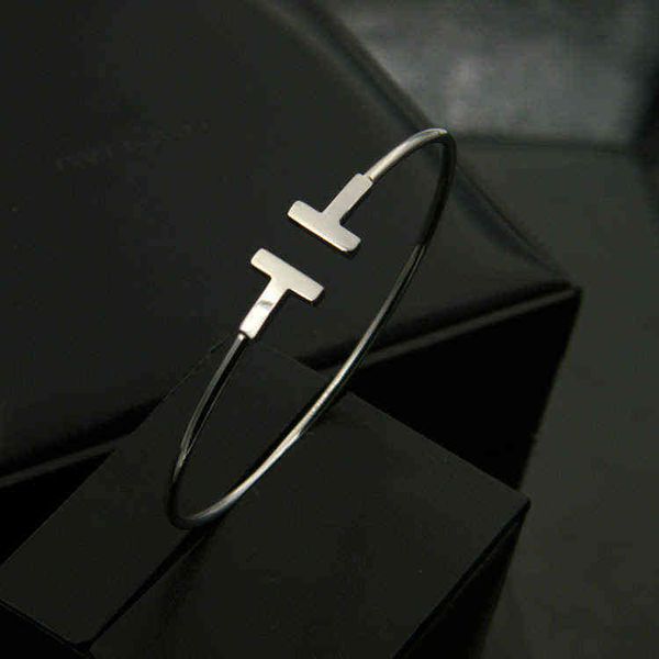 tou toso luxury stainless steel open cuff double t shaped bangle gold silver rose quality fashion women jewelry bracelets pulsera mujer, Black
tou toso luxury stainless steel open cuff double t shaped bangle gold silver rose quality fashion women jewelry bracelets pulsera mujer, Black