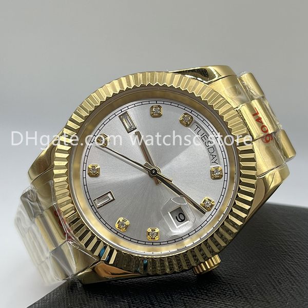 watchsc- 41mm automatic watch with box mens womens stainless steel waterproof luminous high-quality fashion sport watches, Slivery;brown
watchsc- 41mm automatic watch with box mens womens stainless steel waterproof luminous high-quality fashion sport watches, Slivery;brown